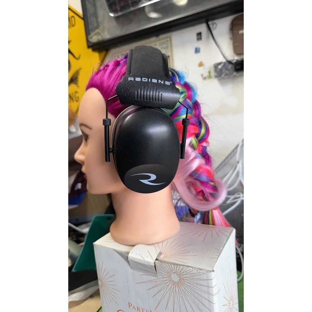 Radians Safety Earmuffs‎ Hearing Protection Adjustable Black